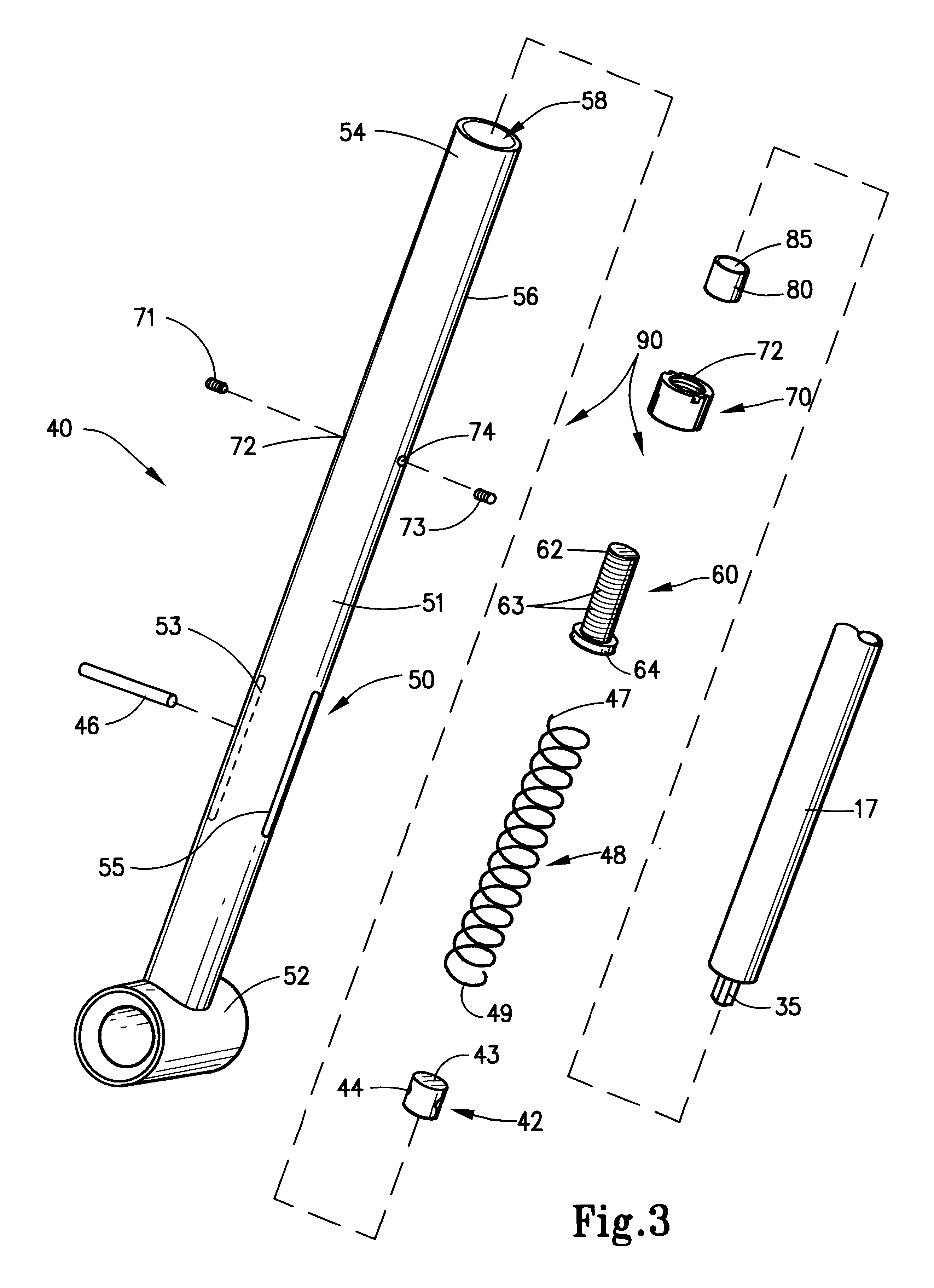 Cycle incorporating shock absorber