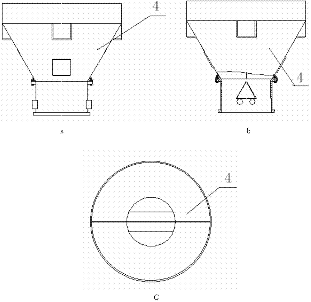 A kind of fine material weighing hopper device