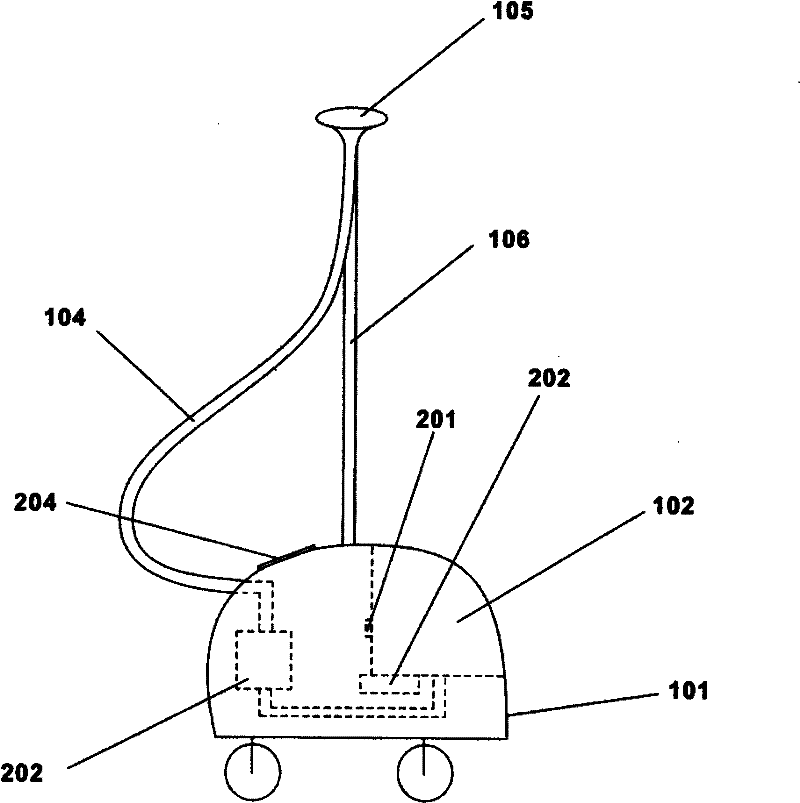 Steam hanging iron and water deficiency automatic protection method thereof