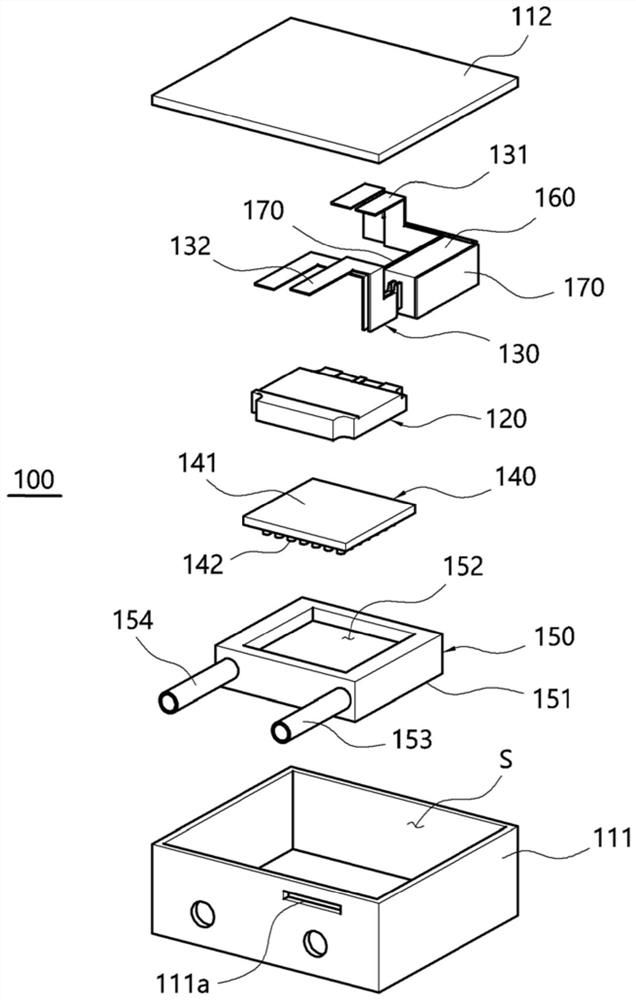 Power semiconductor cooling module for electric vehicle