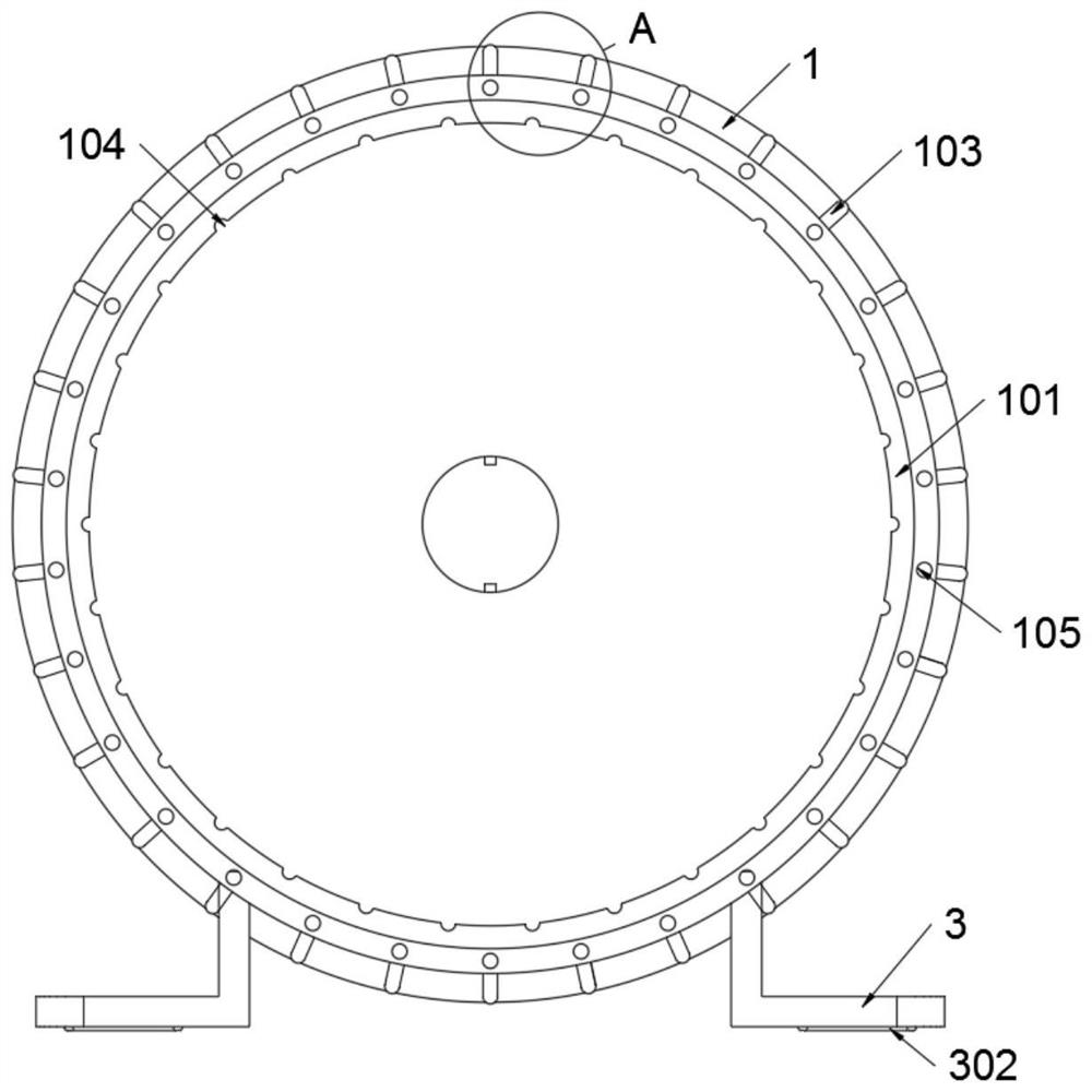 Casing structure with autonomous wind power heat dissipation effect based on mechanical driving motor