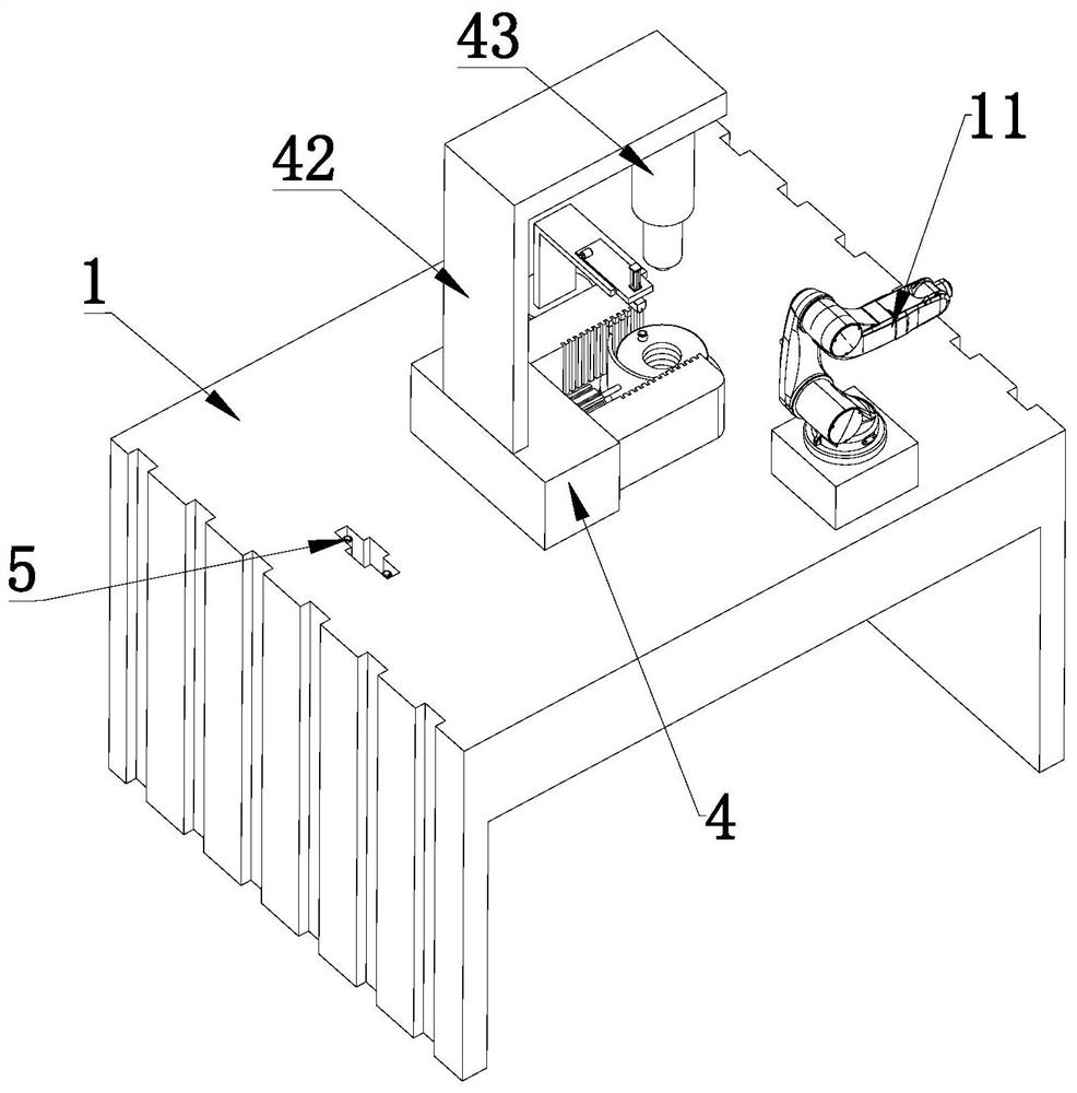 An automatic loading and unloading preset mechanism with a specific initial position of the tooth requiring hobbing