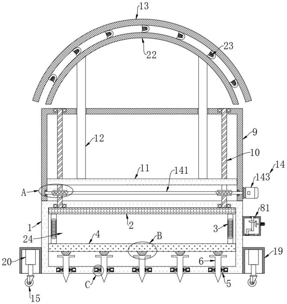 Subway tunnel anti-collapse structure and corresponding construction method thereof