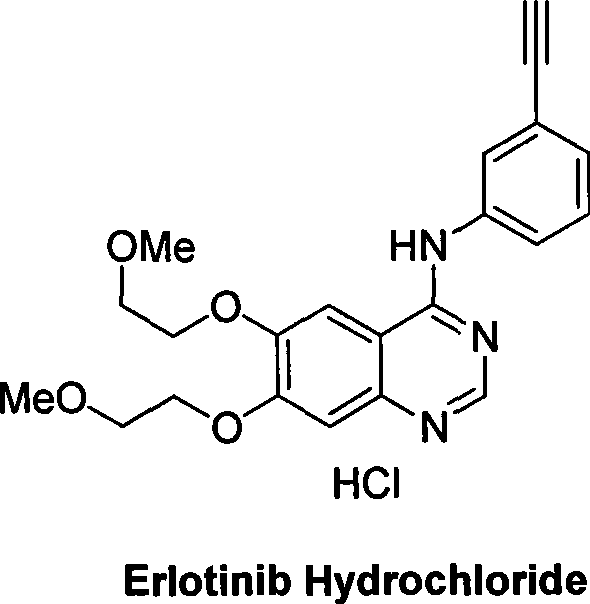 Preparation of erlotinid hydrochloride