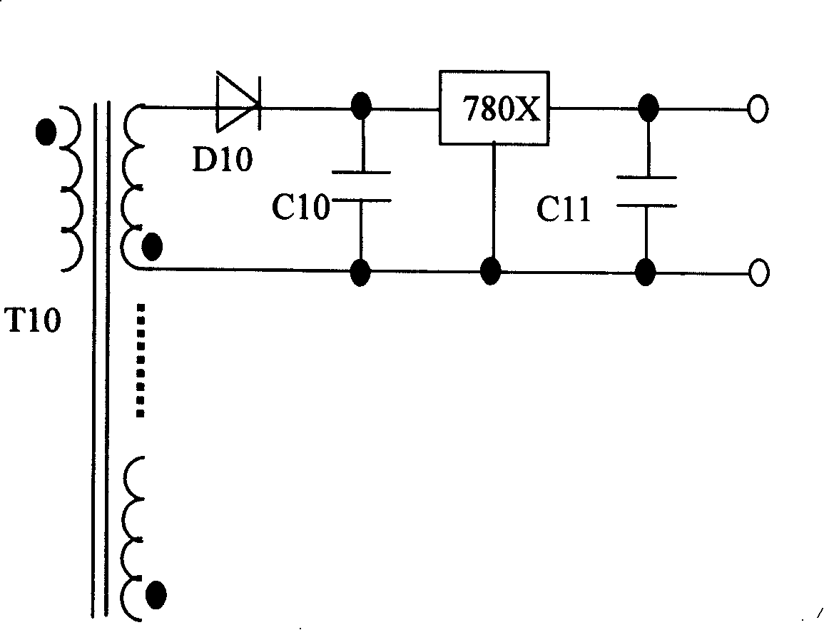 Multi-path output power supply