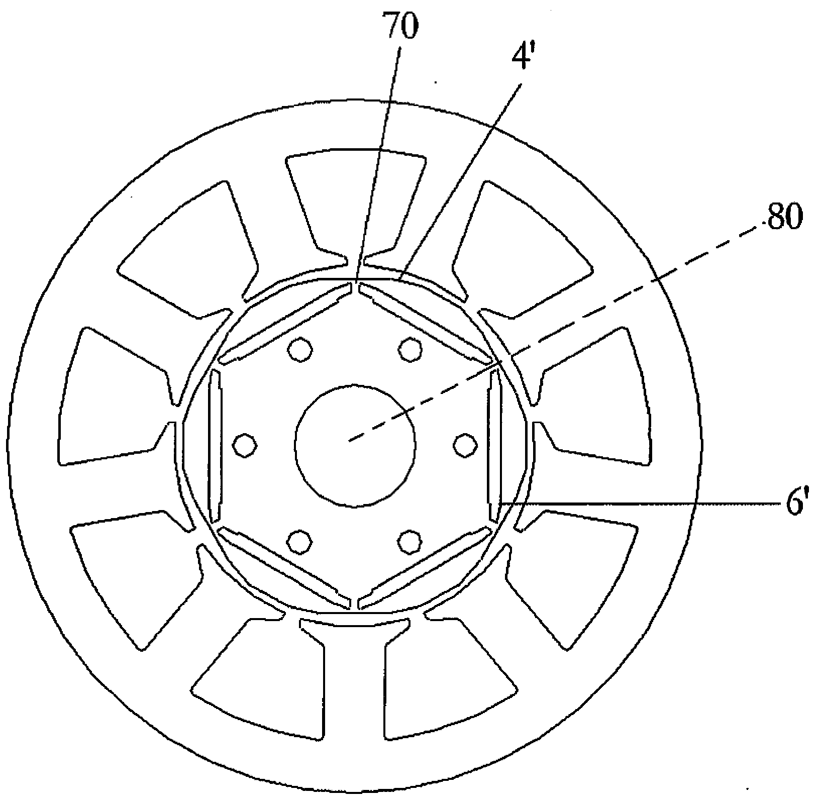 Rotor, built-in permanent magnet motor and compressor