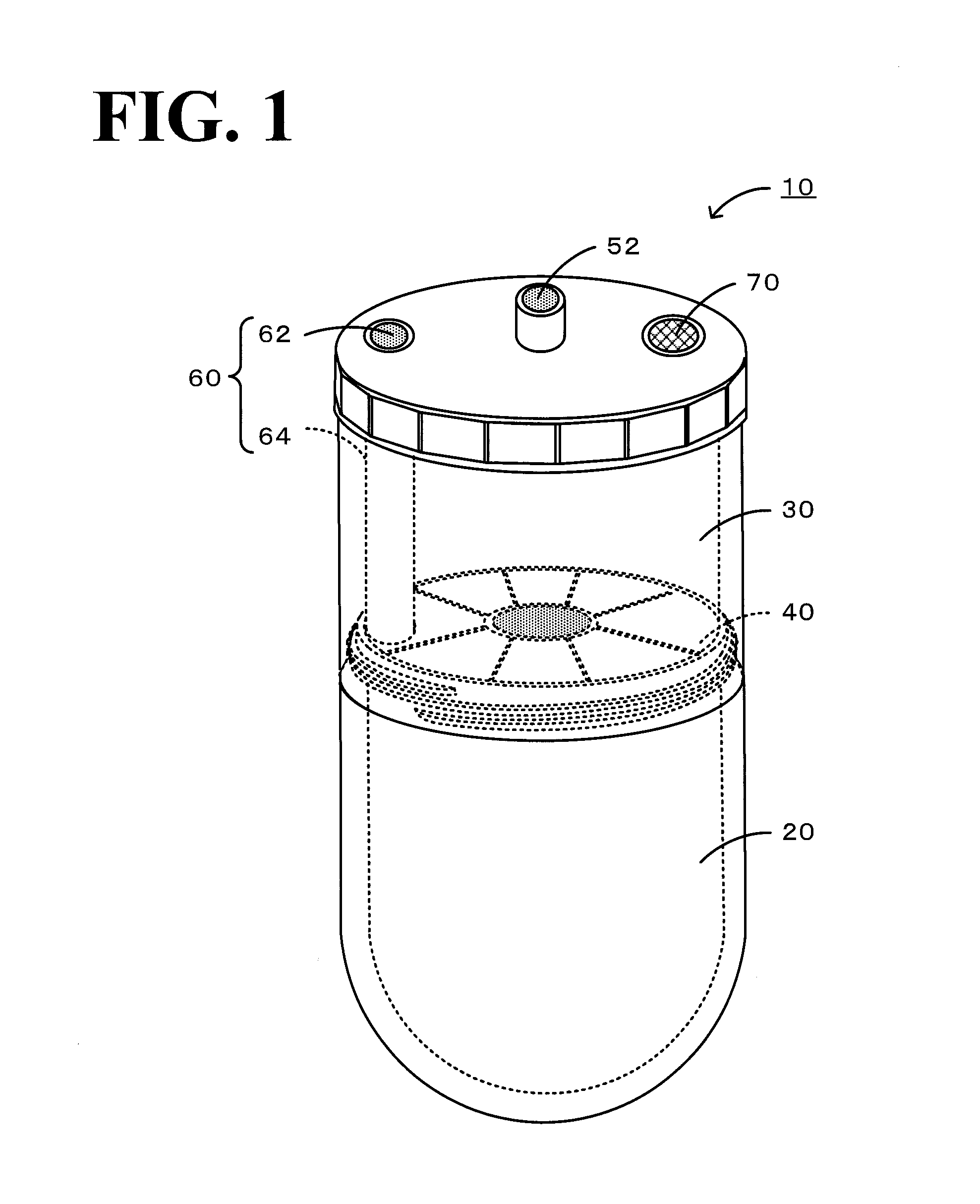 Cell separation container