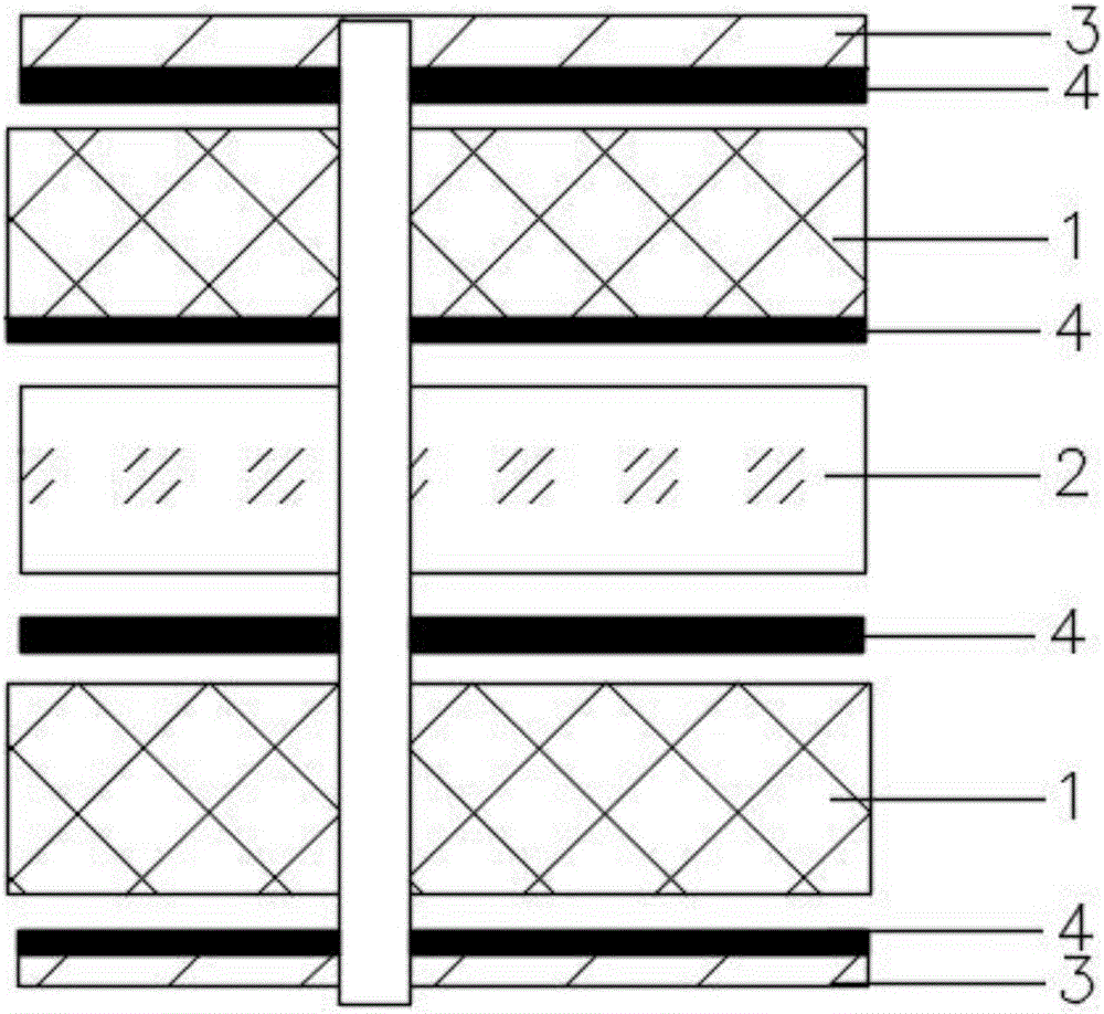 Multi-layer line board structure and manufacturing method thereof