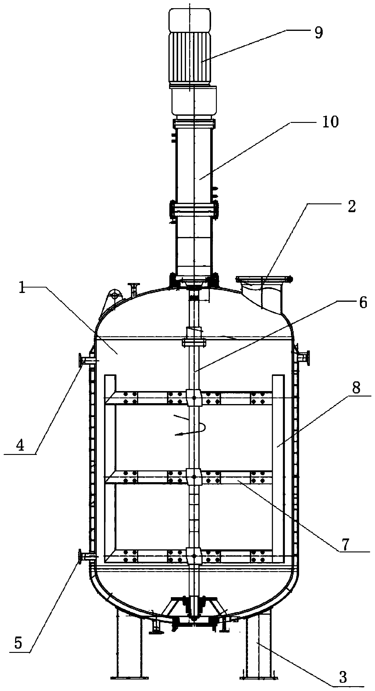 Preposition conveying system and method in slag-slurry separation