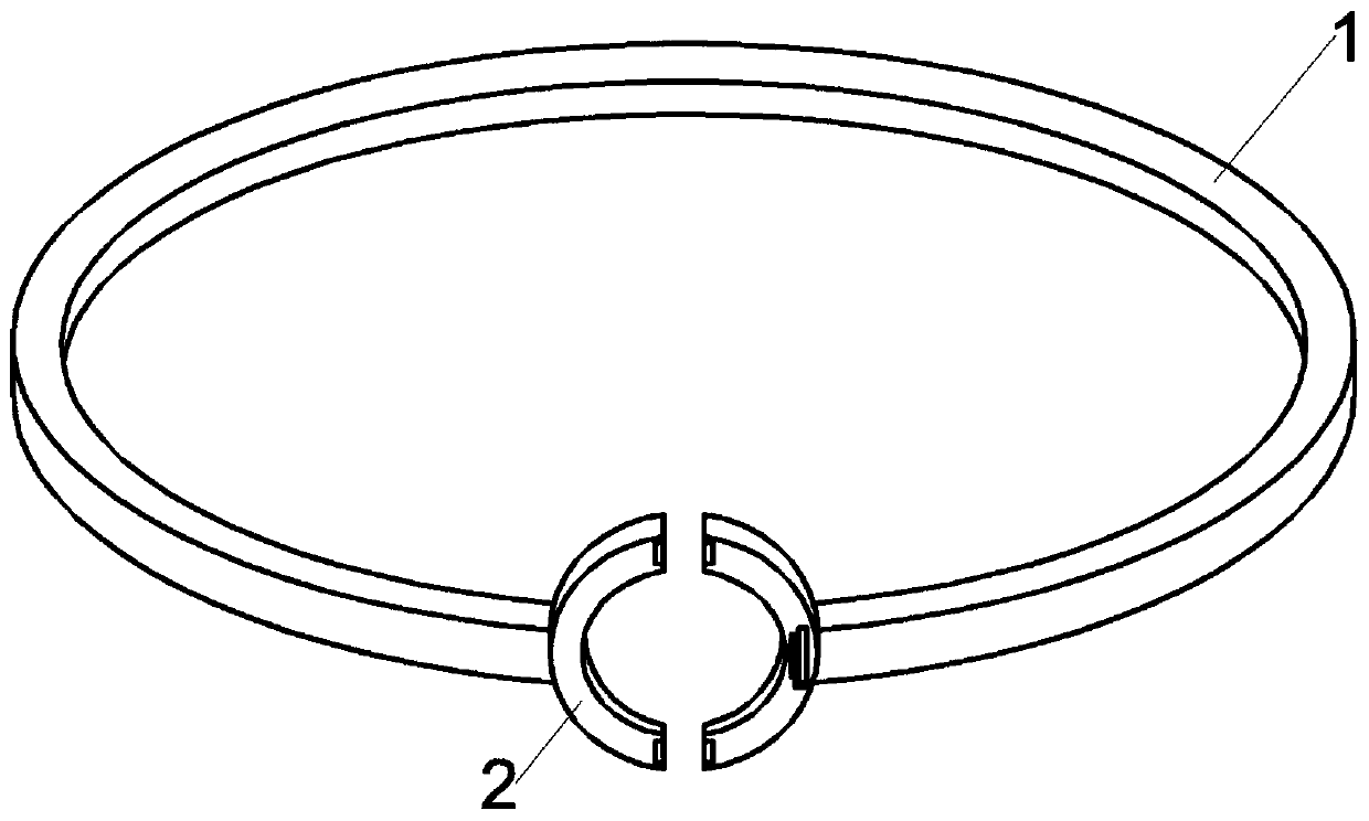 Annular bleeding belt for Mongolian medicine