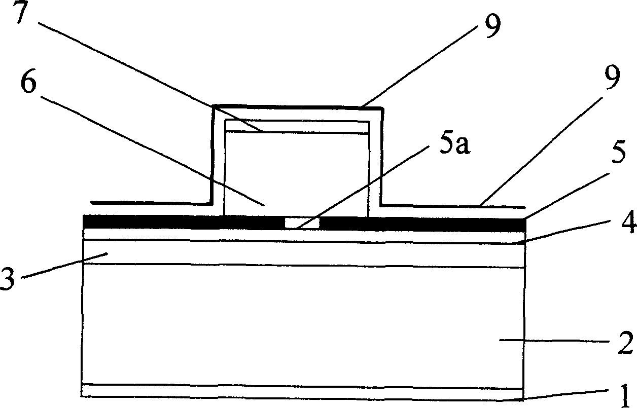 Ridge waveguide semiconductor optical device and manufacuring method