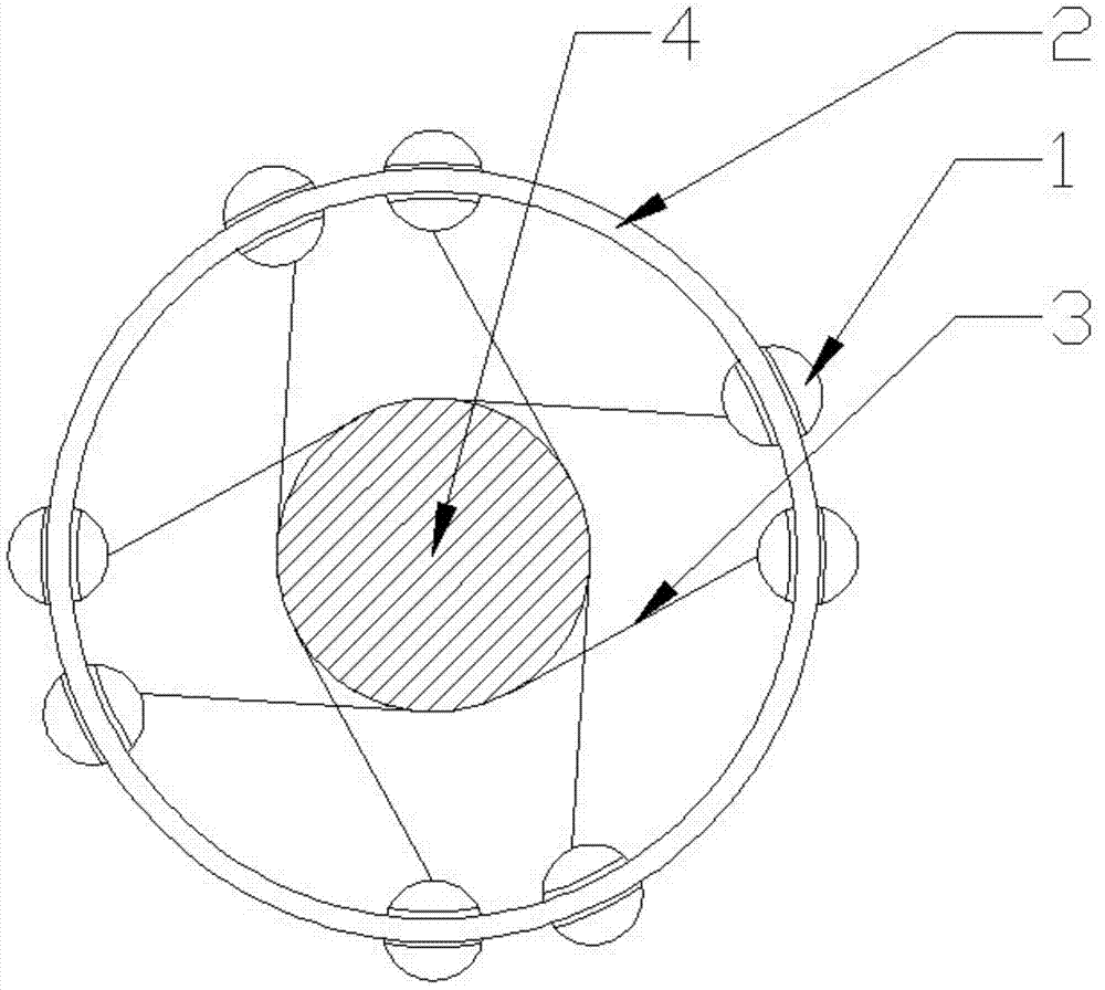 Coil-spring shaped bone external fixator