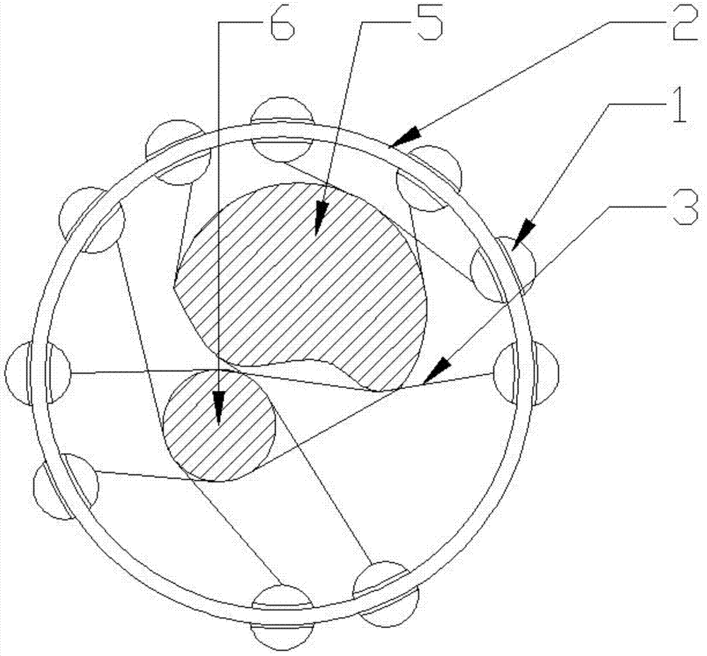 Coil-spring shaped bone external fixator