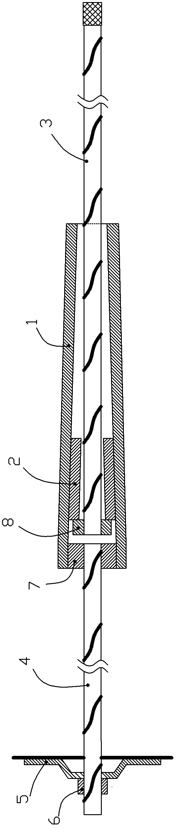 Deformation anchor cable capable of increasing resistance continuously