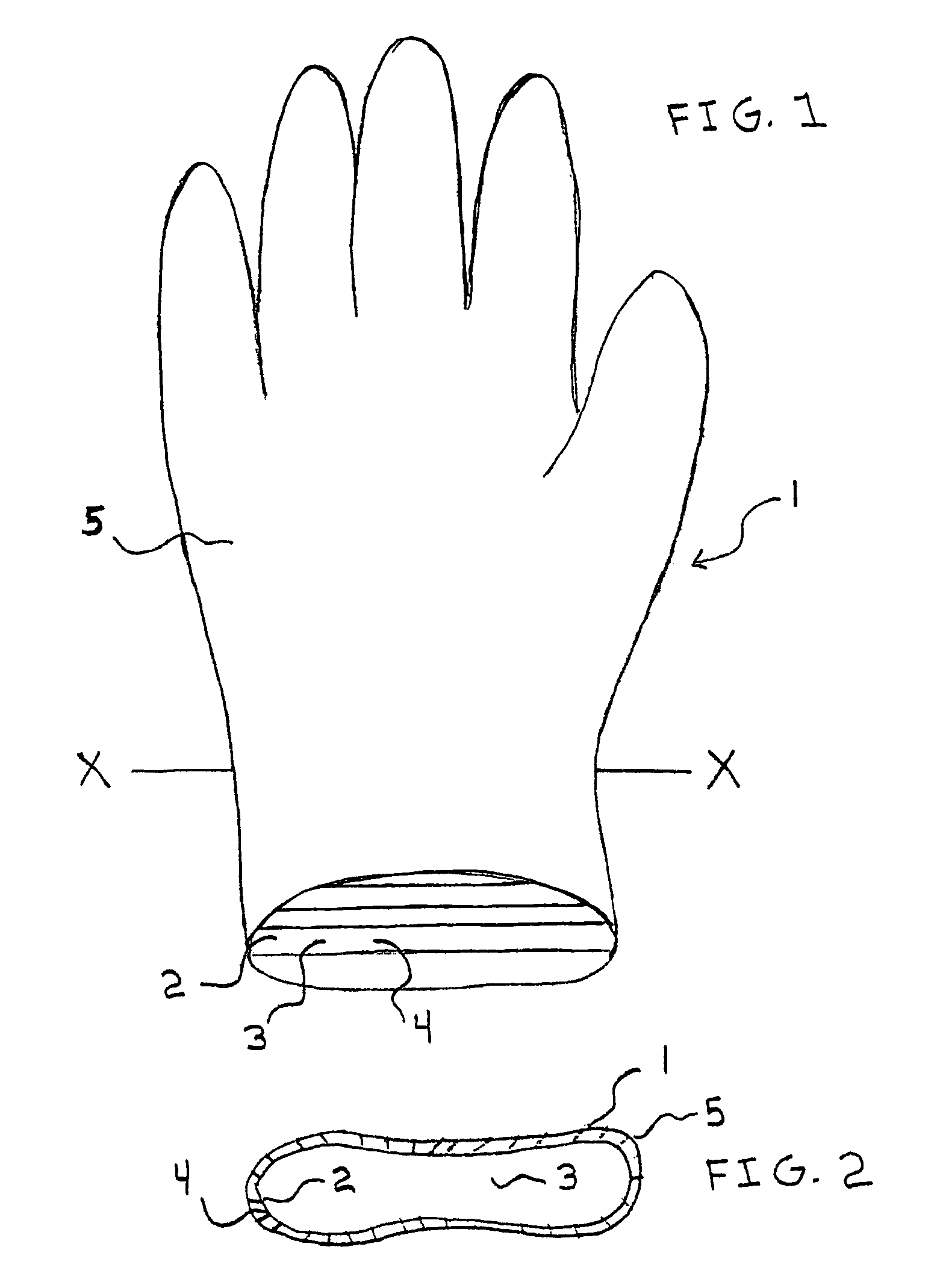 Method of manufacturing a hand health care glove