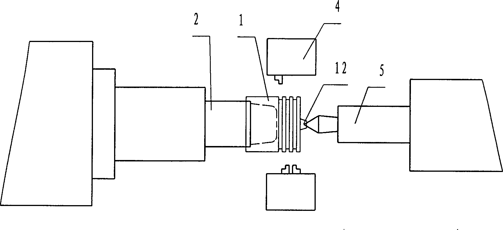 Positioning and clamping method for processing piston and processing technique