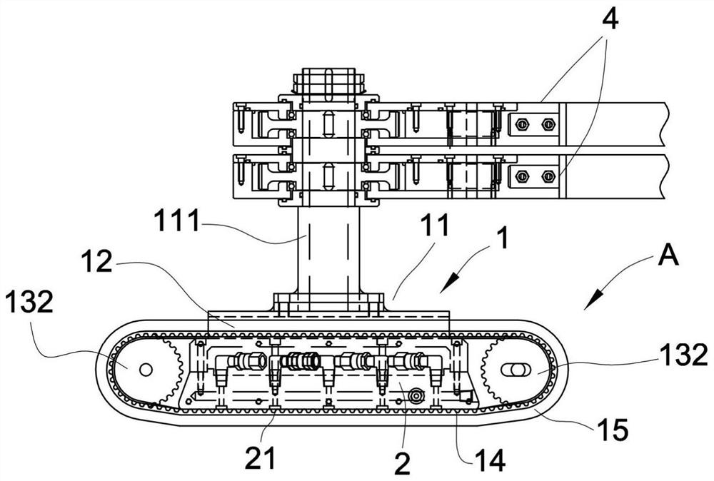 Automatic wall cleaning mechanism and wall adsorption device