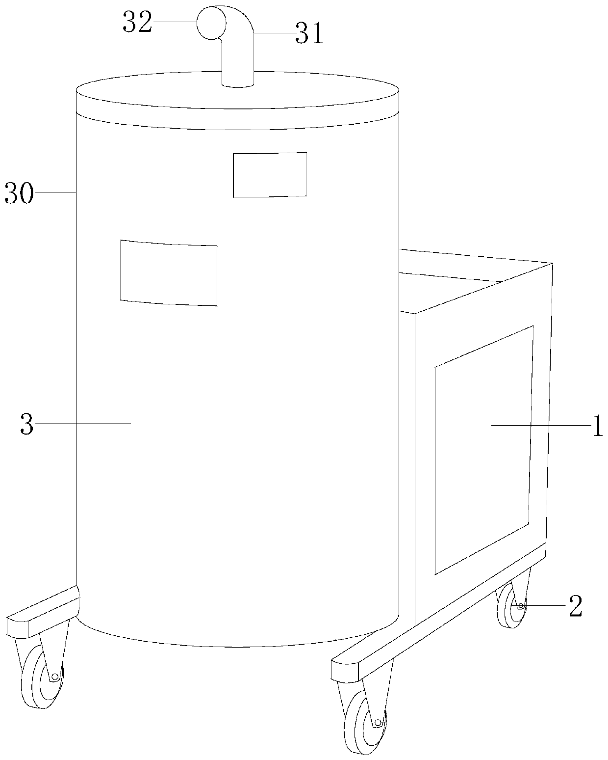 Textile industry dust collector