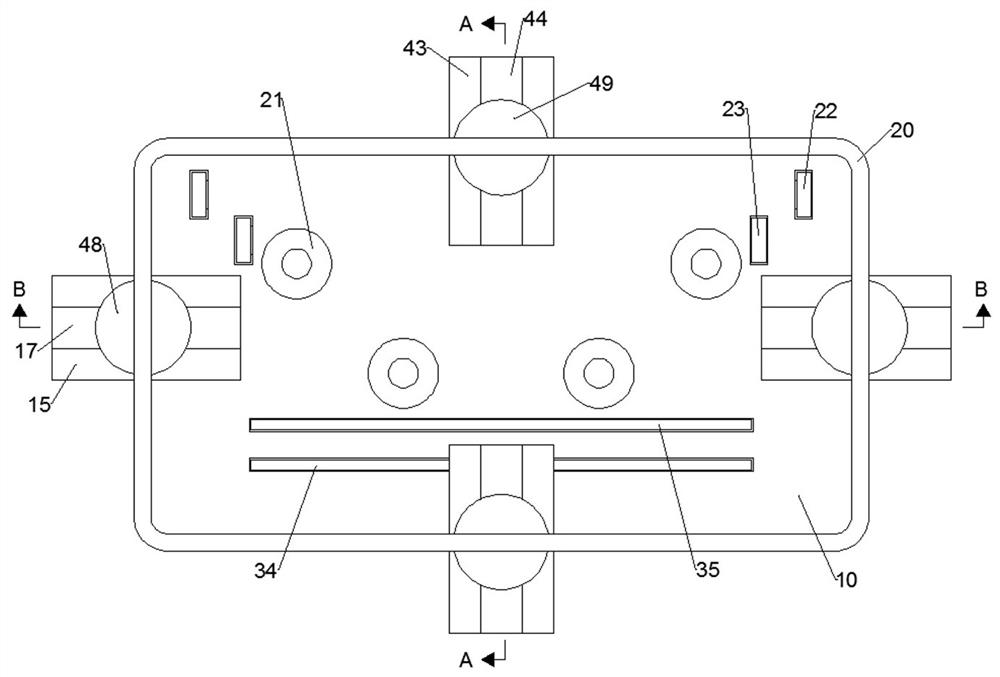 A car glass edge grinding machine