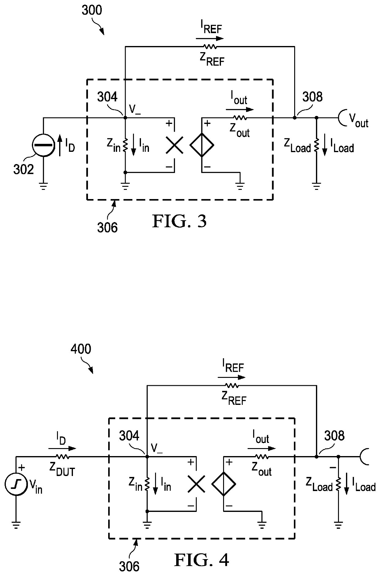 Calibration of inverting amplifier based impedance analyzers