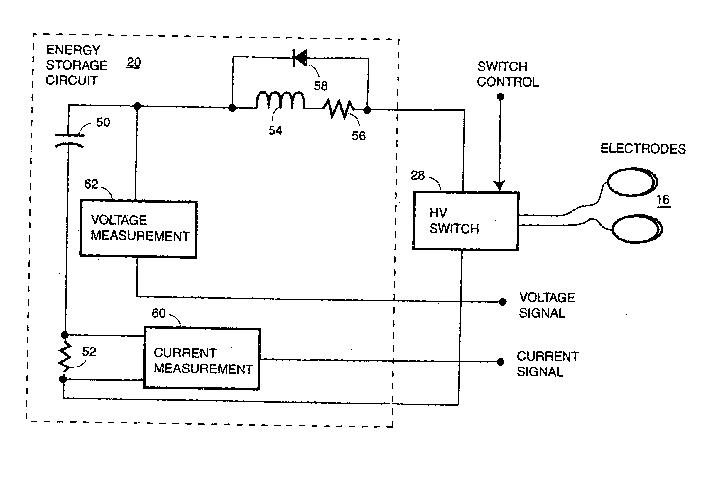 Damped biphasic energy delivery circuit for a defibrillator