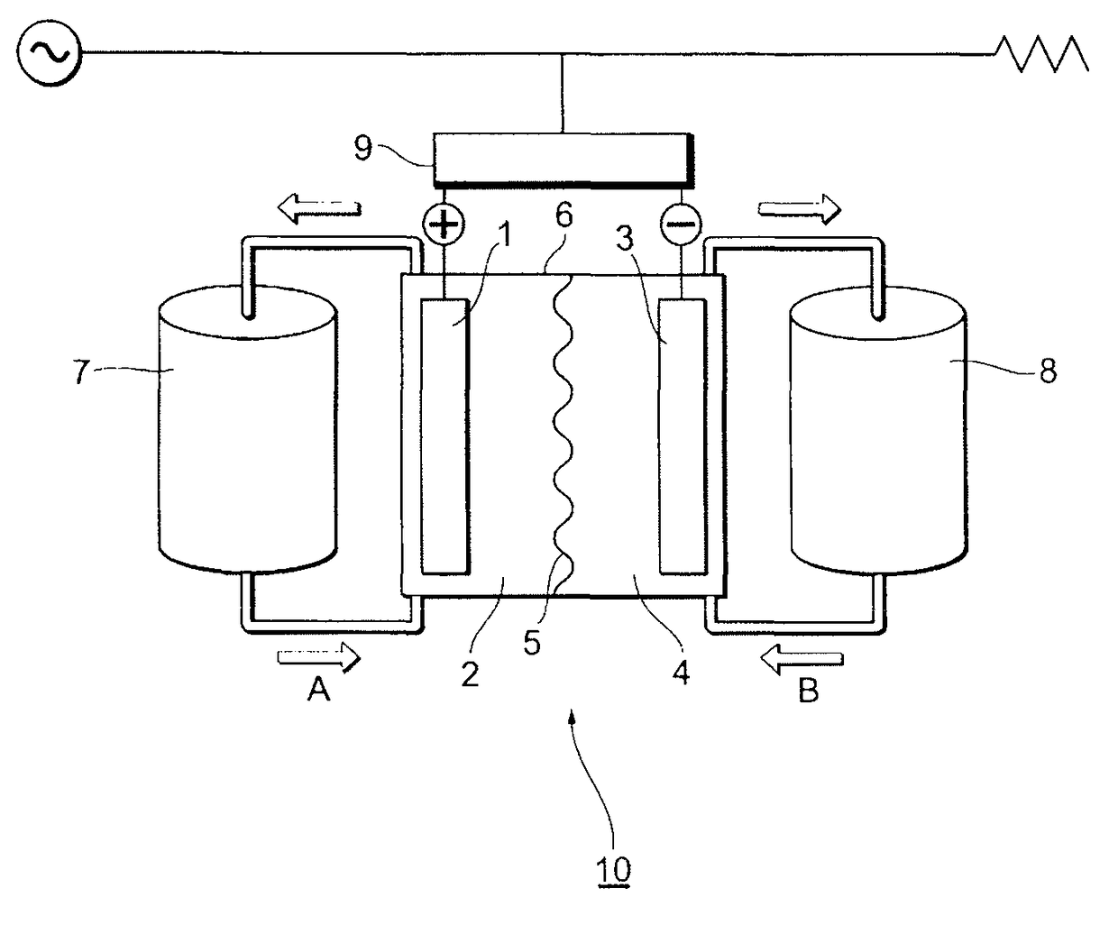 Redox flow secondary battery and electrolyte membrane for redox flow secondary battery