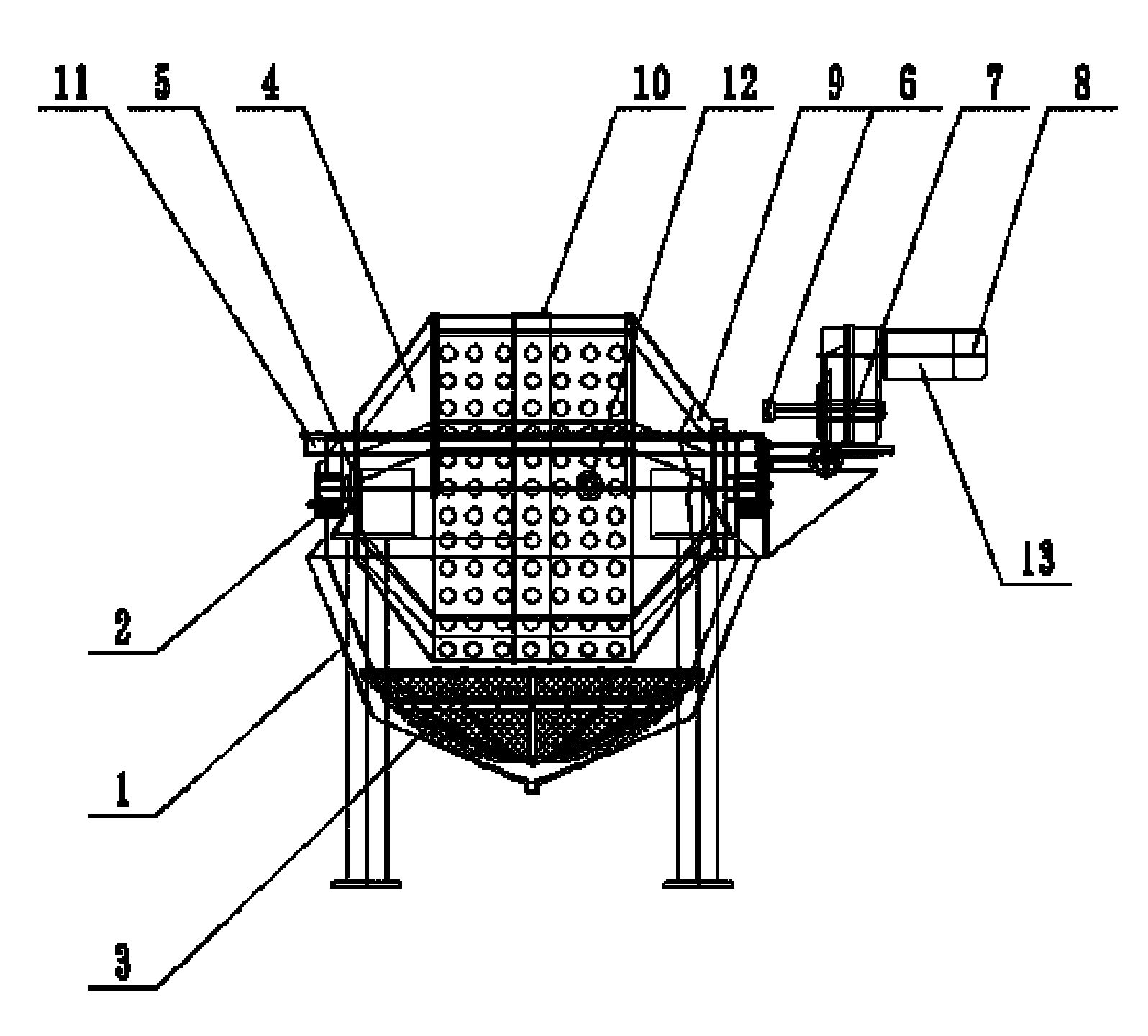 Steam marinating pot provided with drum-type food cage