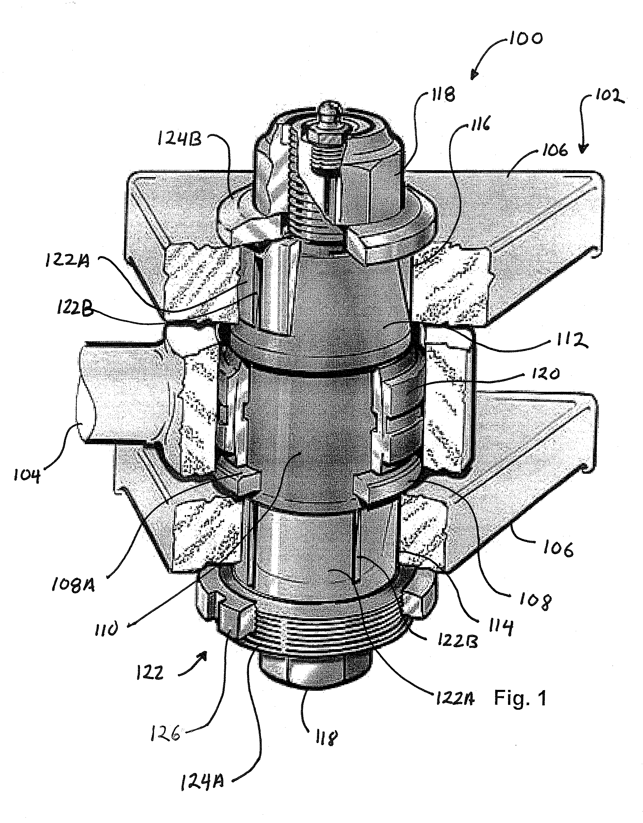Stepped pin assembly for an axle and method therefor