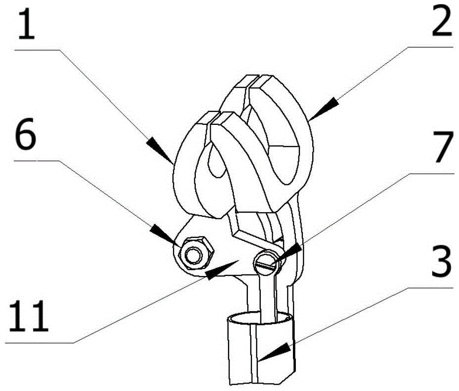 Device for hanging cable hooks