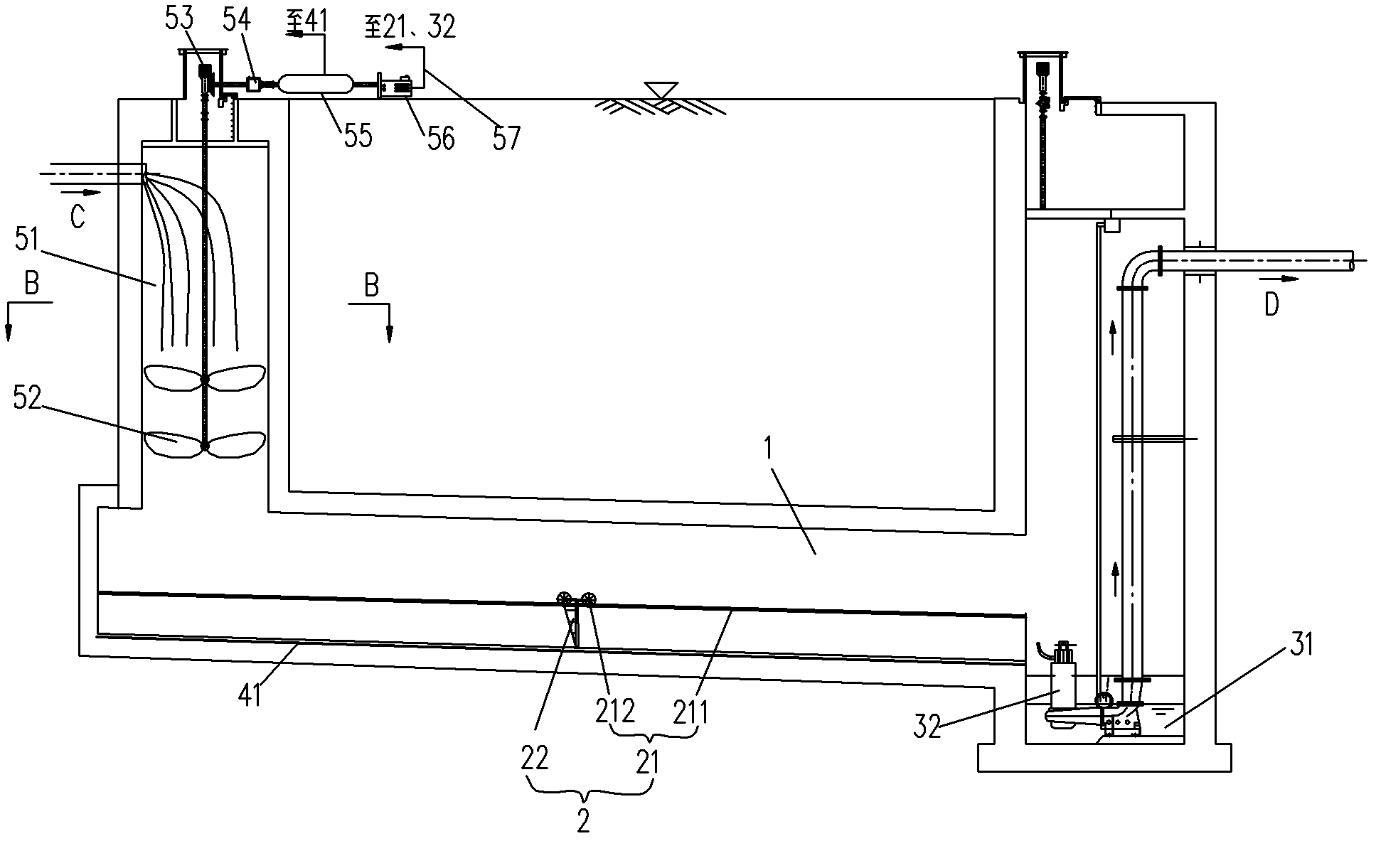 Automatic dredging system for underground storage-capacity-regulating pipe culvert