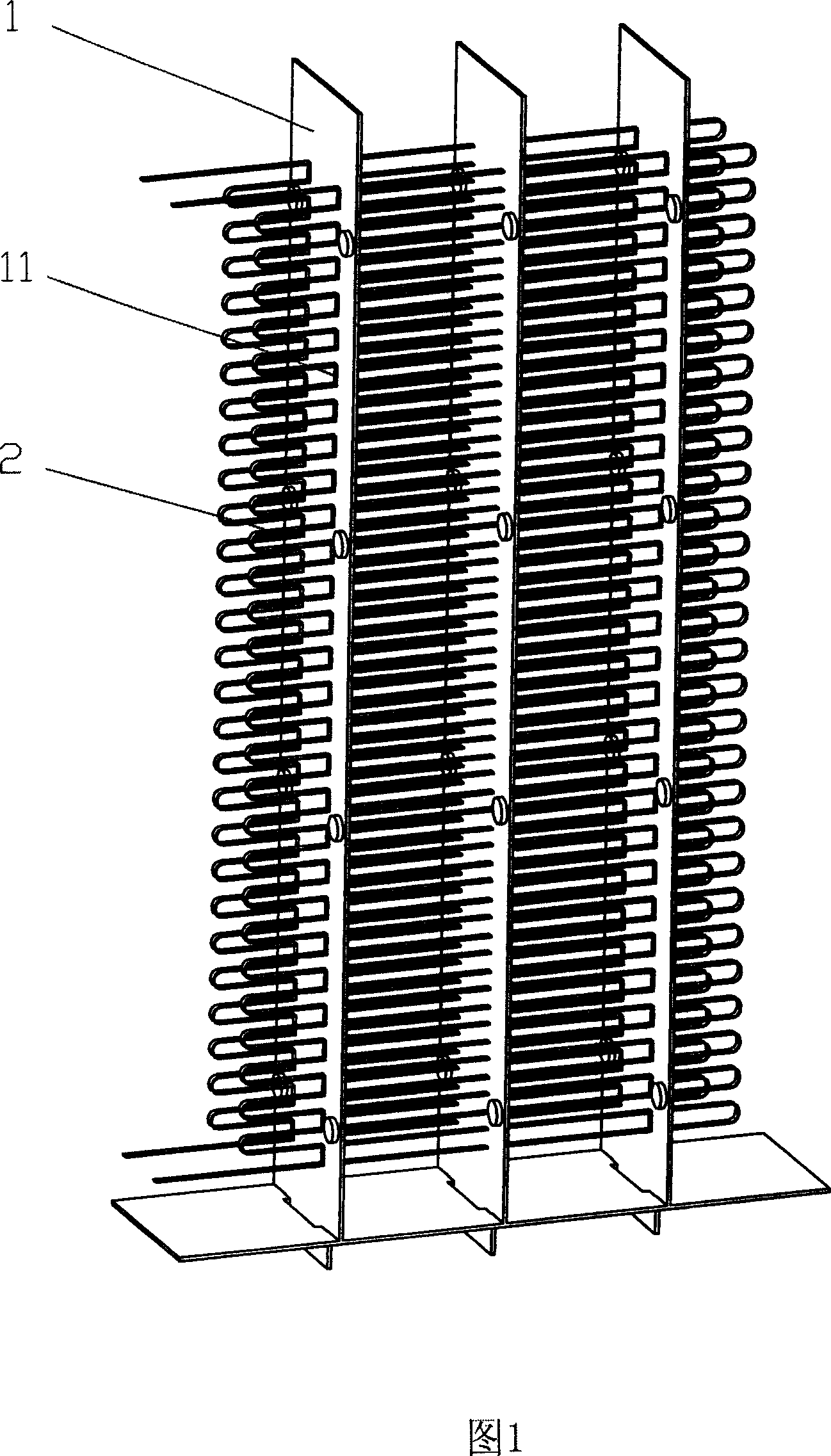 Electric heating device used in warm-air warm getting machine