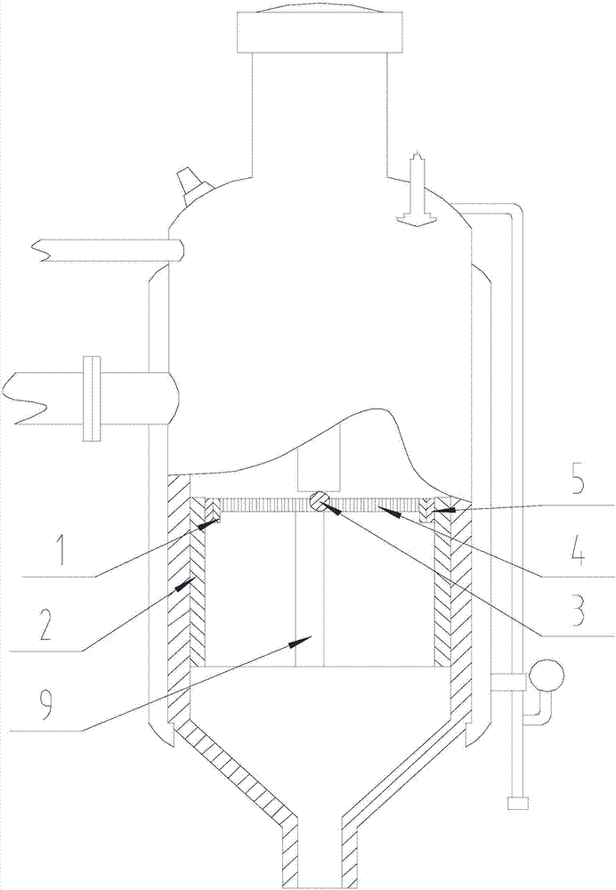 Defoaming method for desulfurized wastewater concentration tower