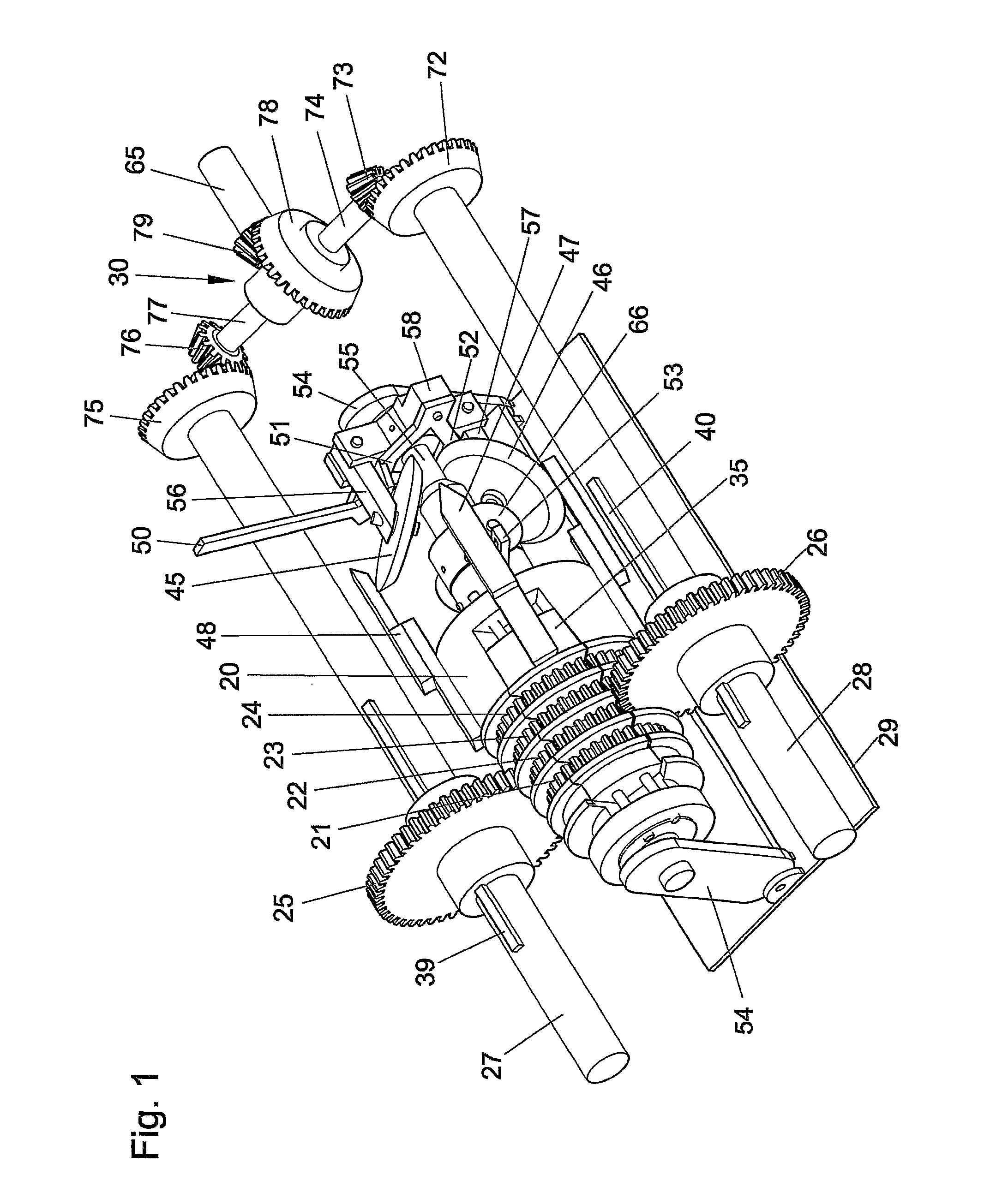 Gear-based continuously engaged variable transmission
