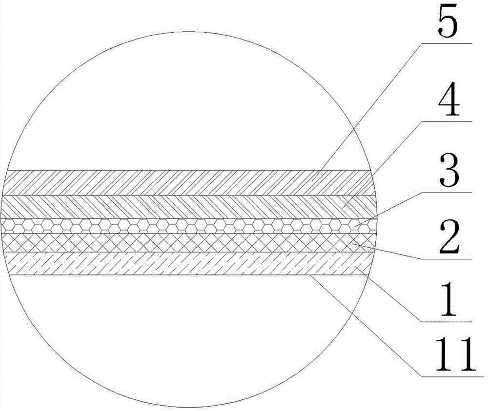 Inner-posted poster and manufacturing method thereof