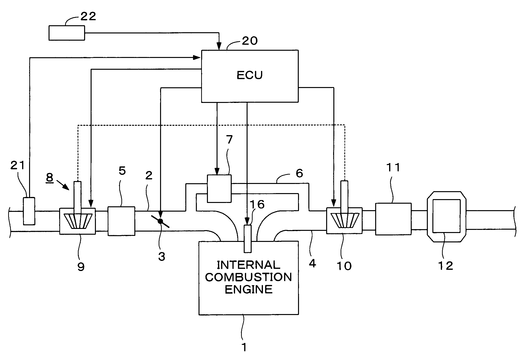 Exhaust gas purifying apparatus for internal combustion engine