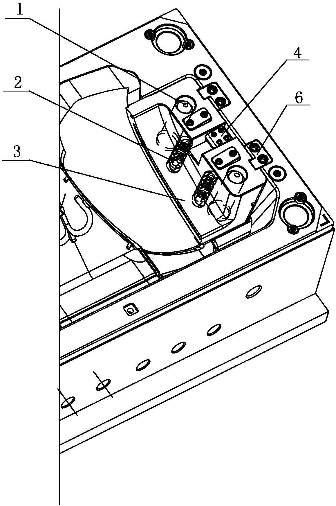 A pop-up slider mechanism for an injection mold