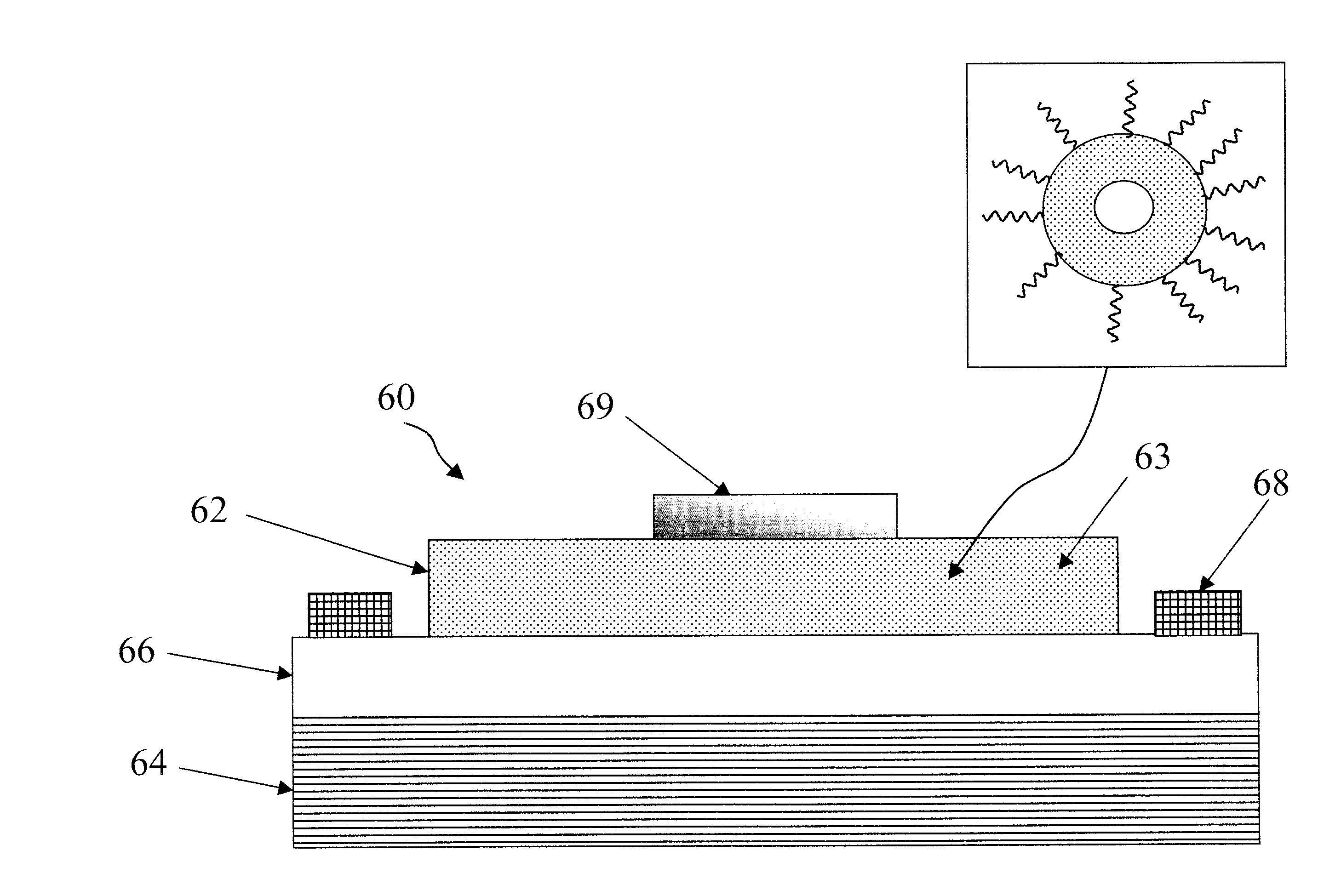 White-light electro-luminescent device with improved efficiency