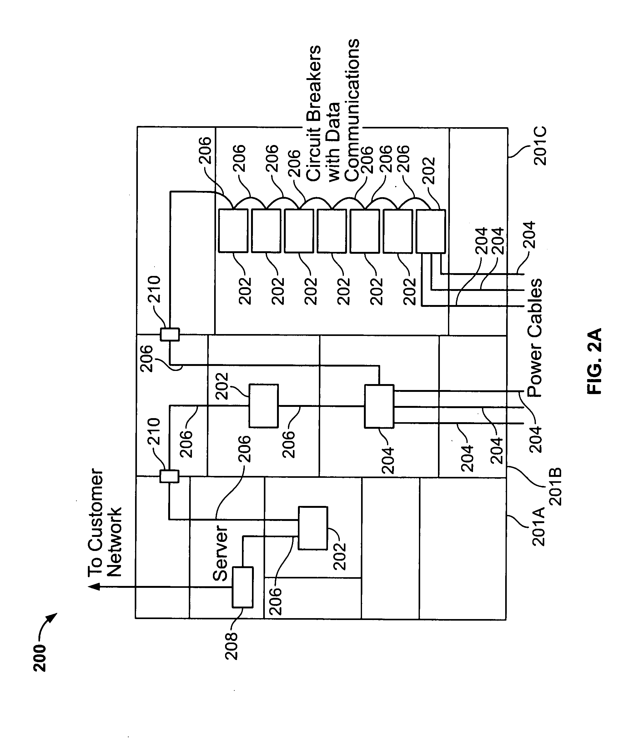 Circuit breaker integral temperature monitoring for advance detection of defective power conductor connections