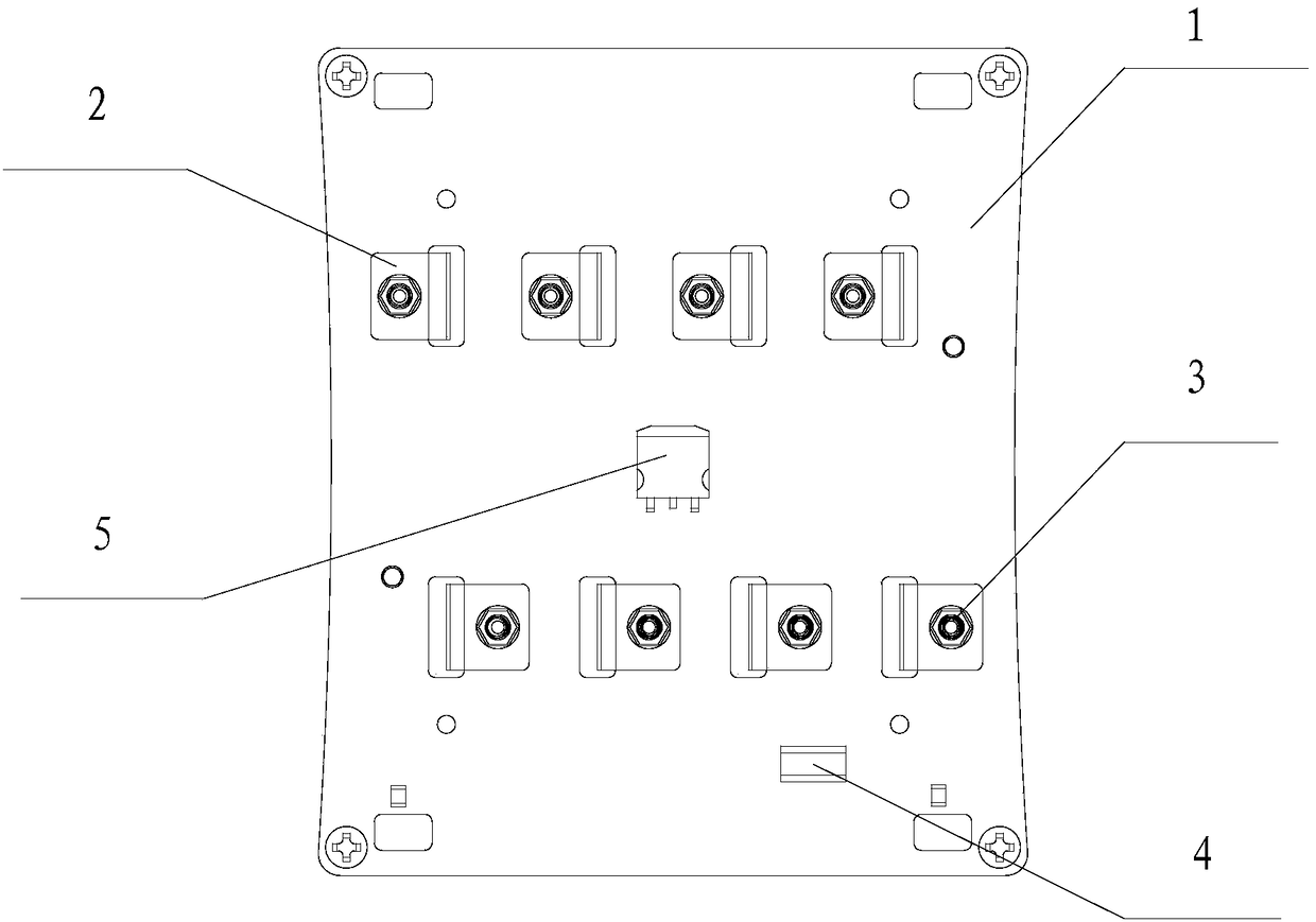 Flexible-packaged lithium battery connecte structure