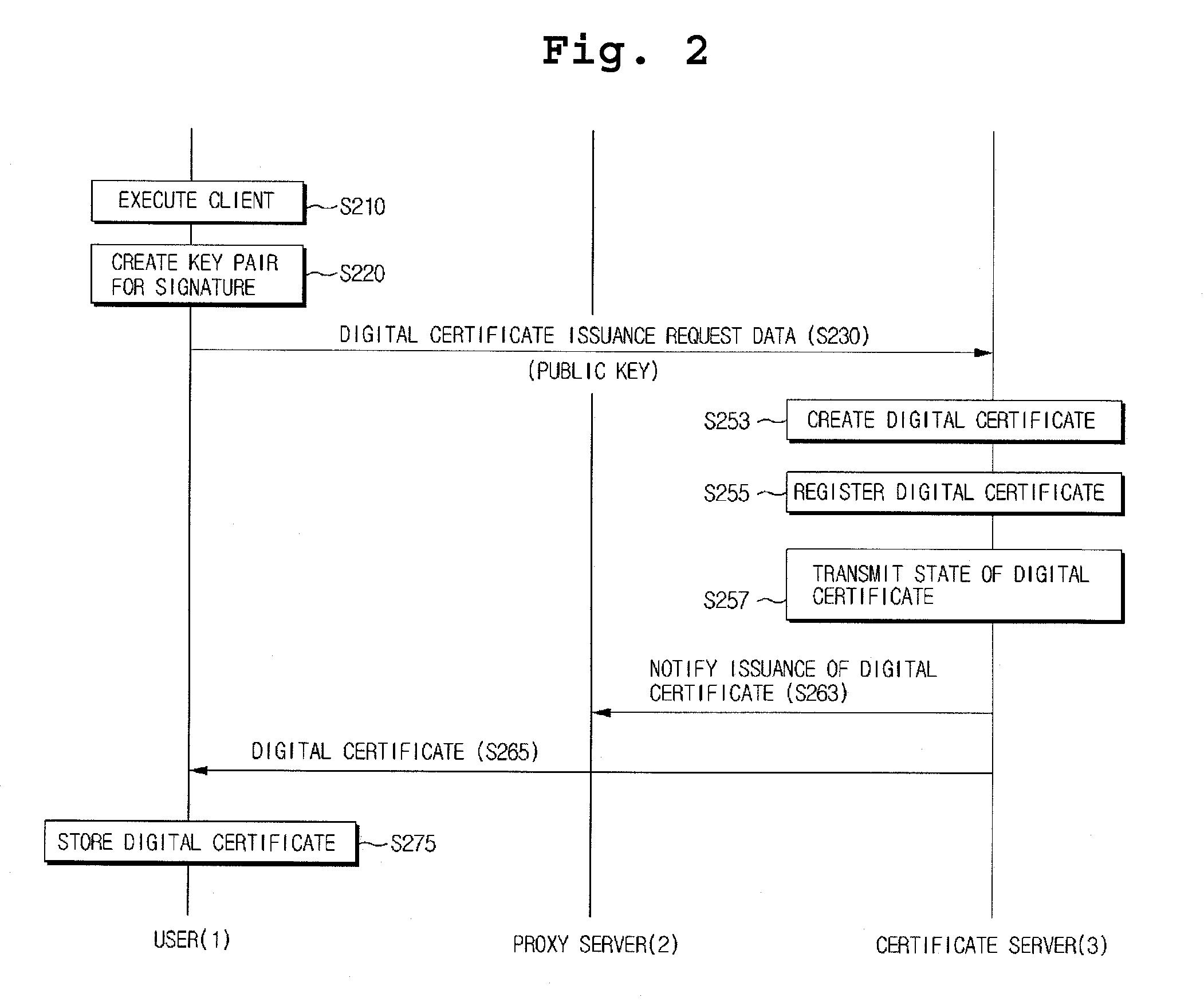 System and method for issuing digital certificate using encrypted image