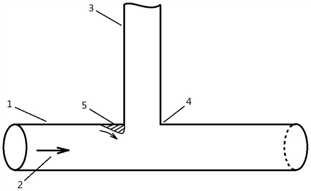 Device for weakening piping system vibration caused by vortex shedding