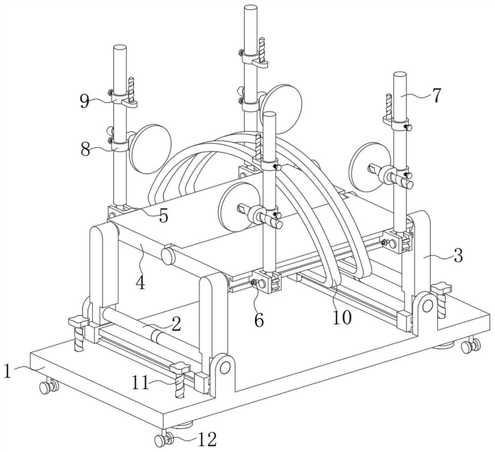 Operating table for veterinary clinical operation