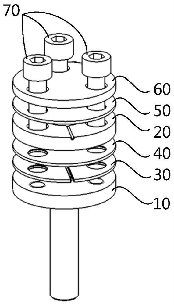 Wire leading device and gas turbine test equipment