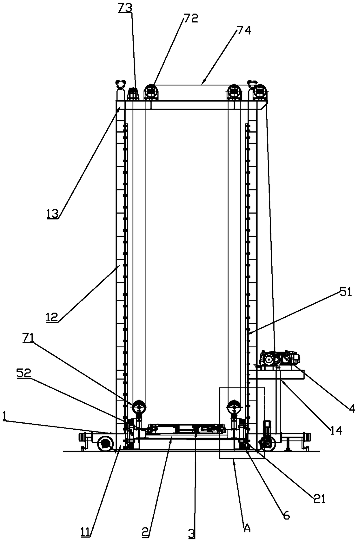 A comb-tooth plate stacker