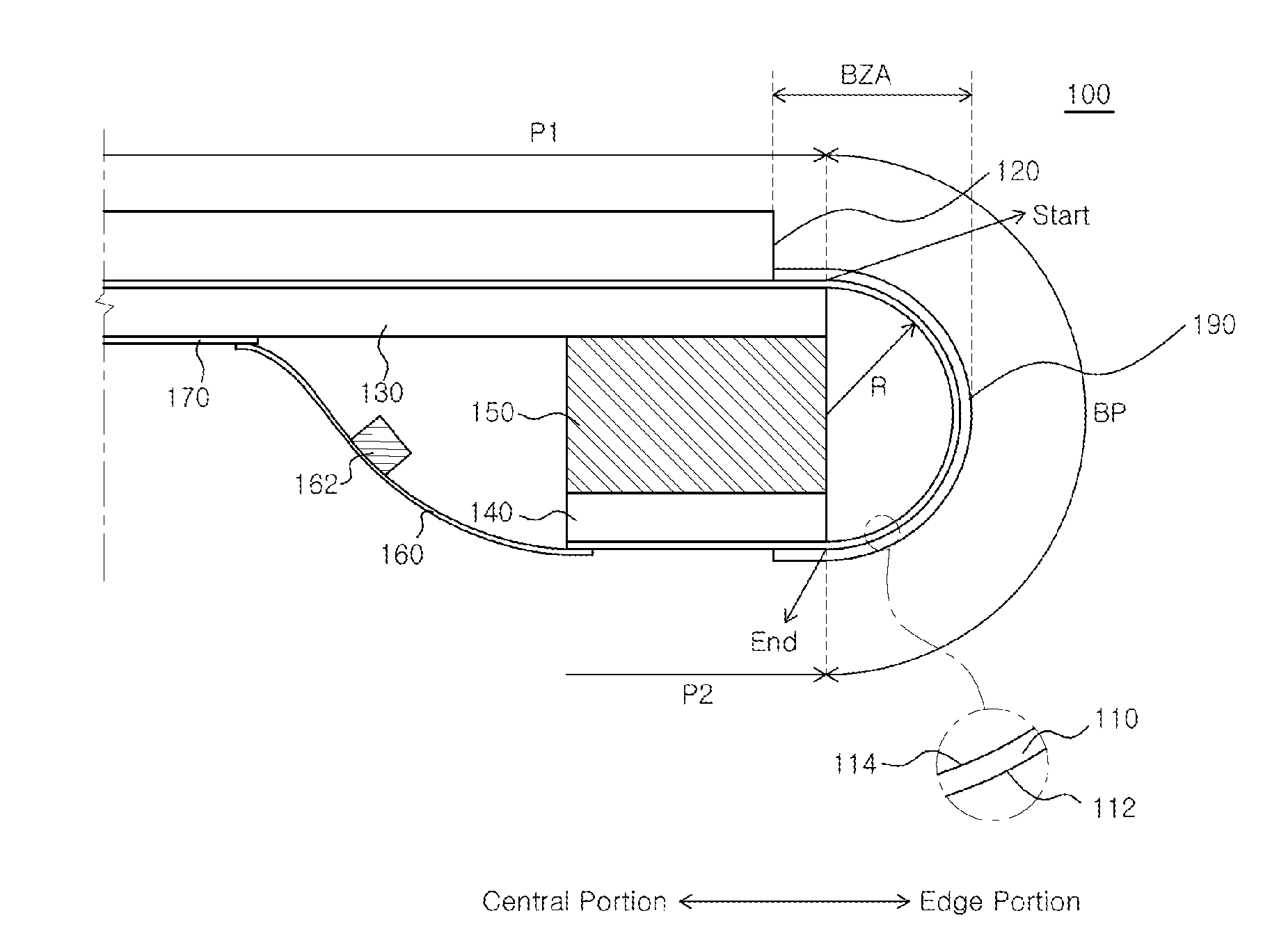 Electronic devices with flexible display and method for manufacturing the same