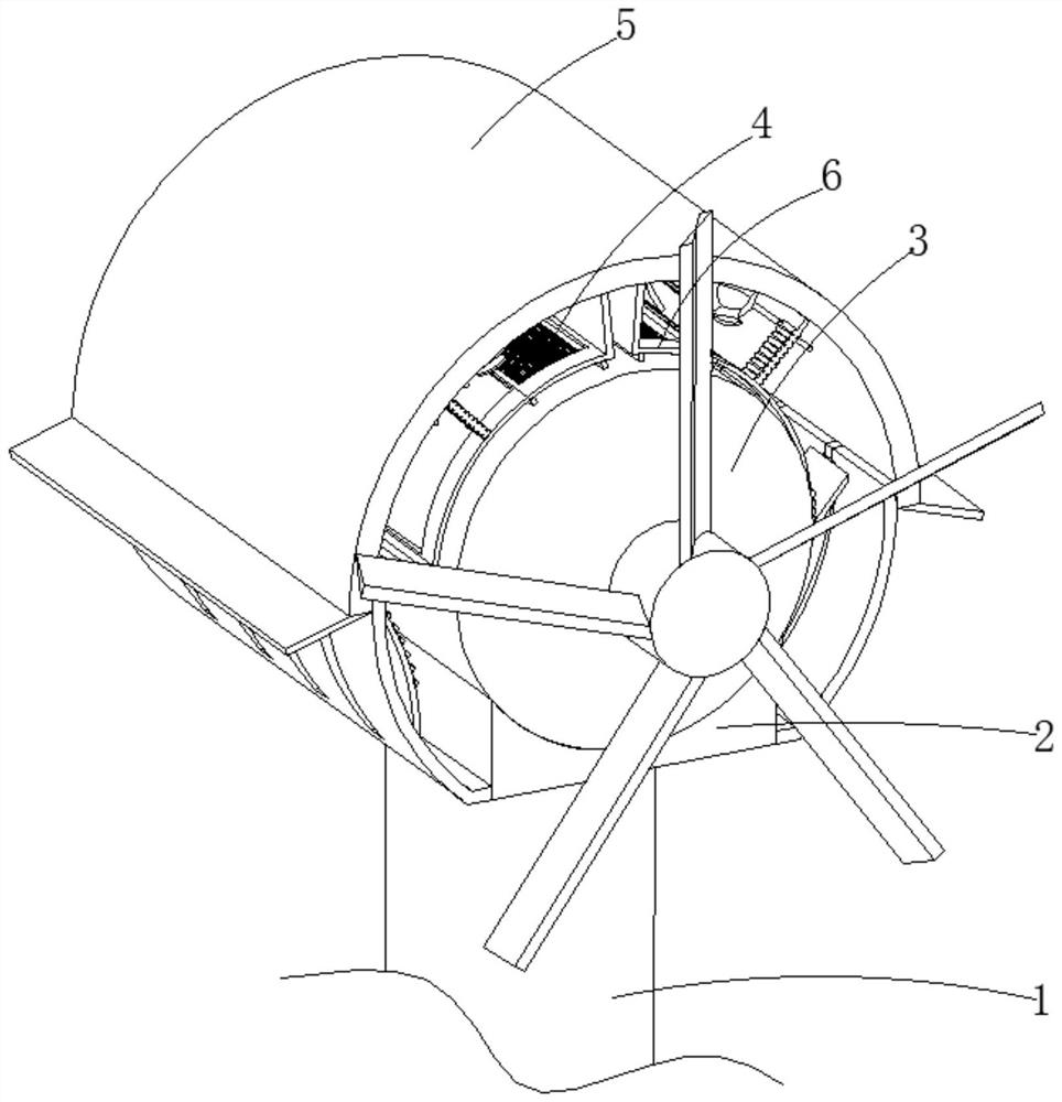 Protective device of case for wind power generation