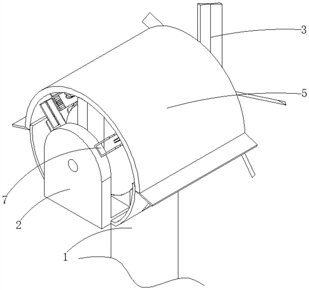 Protective device of case for wind power generation