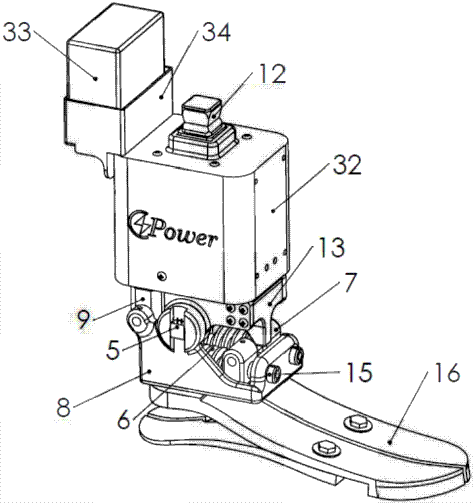Ankle-foot prosthesis device