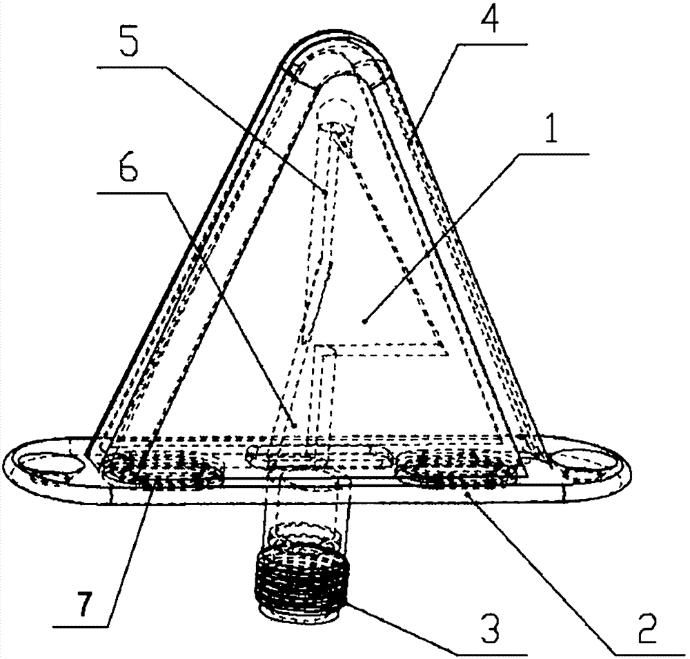 Strong-strength broadband antenna for flying carrier and preparation process thereof