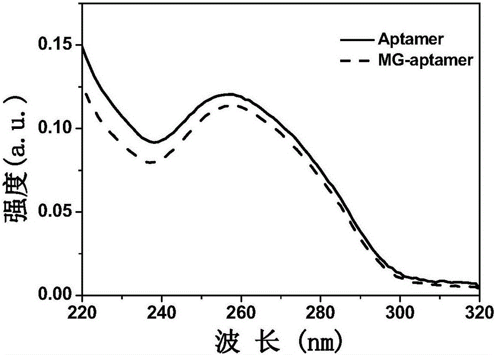 Aptamer electrochemistry biosensor capable of detecting malachite green and preparation method thereof